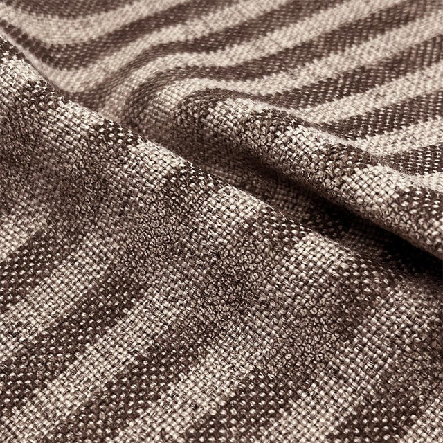 Lumi Linen | Classic Plaid Drapery fabric and drape detail