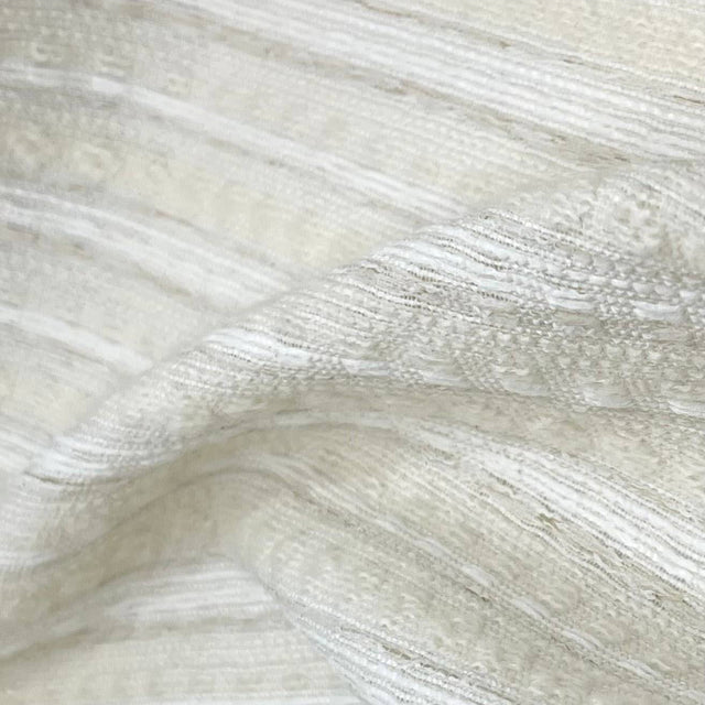 Tessa | Textured Weave Drapery fabric and drape detail