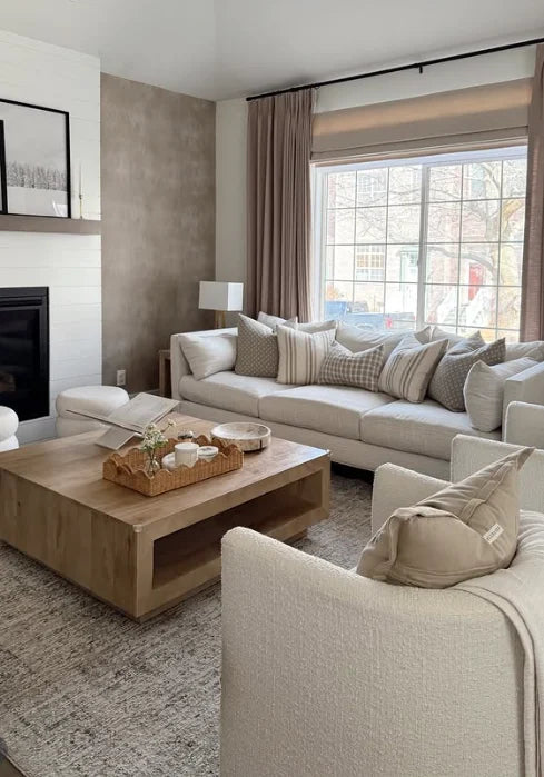 Cassandra Cotton Roman Shades - Neutral