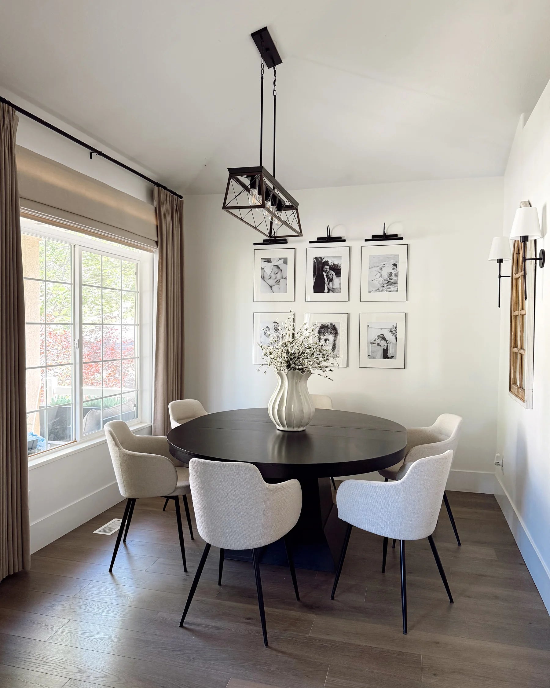 Kelsie's dining room with Cozyology window treatments