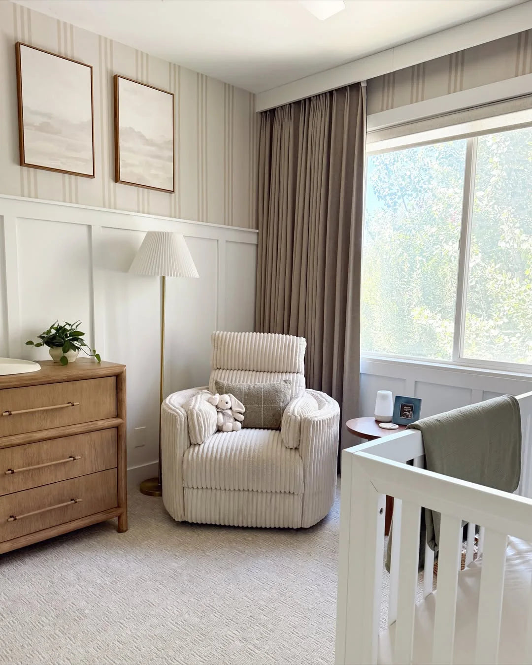 Kelsie's nursery with Cozyology drapery