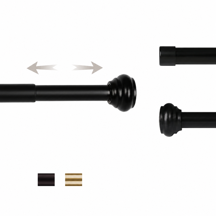 Riley | Length Adjustable | Curtain Rod