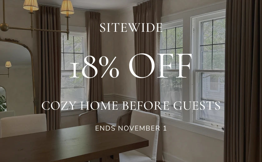Cozy Home Before Guests: 18% off sitewide, ends November 1